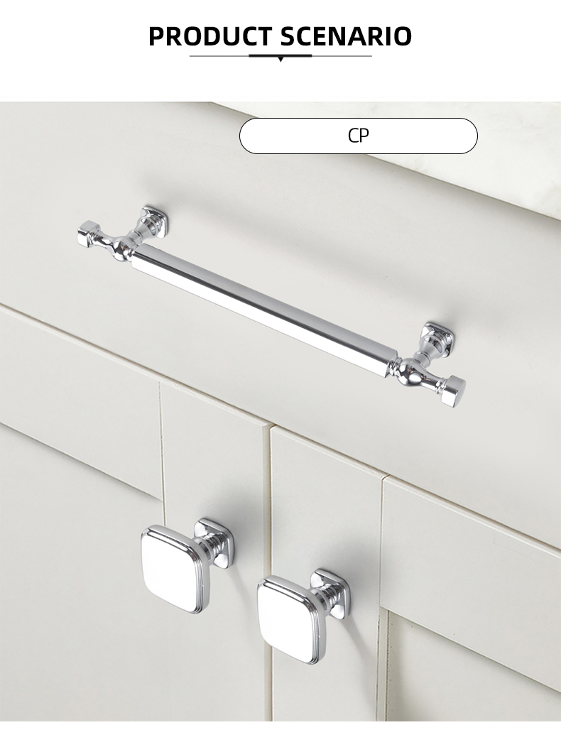 cabinet handle chrome knobs
