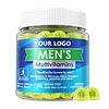 OEM/ODM Customizable Adult Mens Multivitamins Gummy Candy Sugar Free Vegan 24 Multivitamins Supplement for Men Energy Immunity
