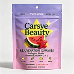 OEM/ODM Hair, Skin & Nails Rejuvenation Gummies with Mushroom, Collagen Peptides, Keratin, & Biotin 60Ct Antioxtants Vegan Gummy