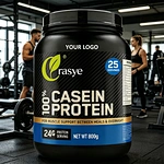 OEM/ODM 100% Micellar Casein Protein Powder 24g Slow Release - Overnight Muscle Recovery Sports Nutrition Supplement