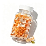 Cápsulas multivitamínicas DHA de marca privada para mujeres, 50 mcg de vitamina D3 2000 UI y menaquinona-7 K2, suplemento de bienestar diario sin OGM