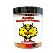 US EU Hot Sale 5000mg Creatine Monohydrate Gummy Candy Sugar Free Energy Muscle PreWorkout Women Men OEM Support