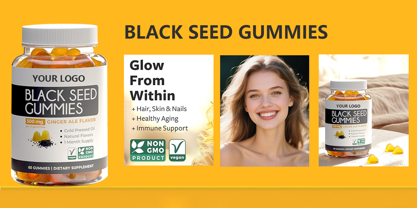 Halal Vitamin Gummies, Custom Supplement Manufacturing, Clinical Black Seed Extract.