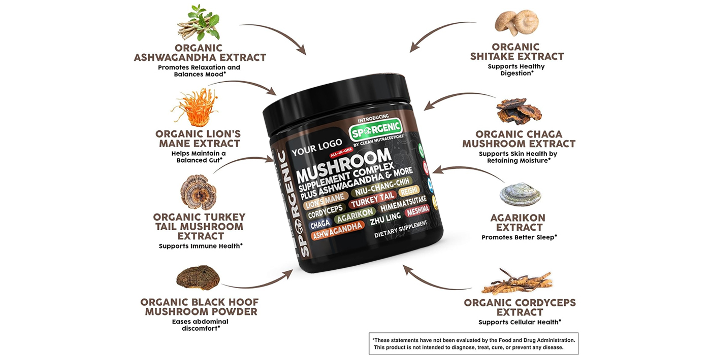 Lions Mane Cordyceps Turkey Blend