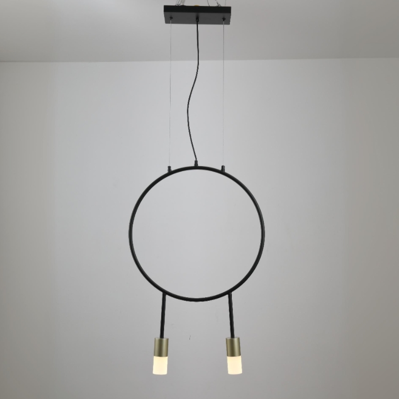 Modern pendant light for living room, warm cozy lighting & sleek design.