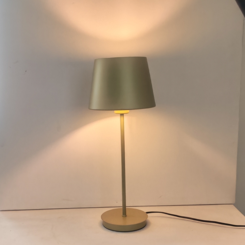 Luxury gold table lamp, stylish accent lighting for bedside and sofa side