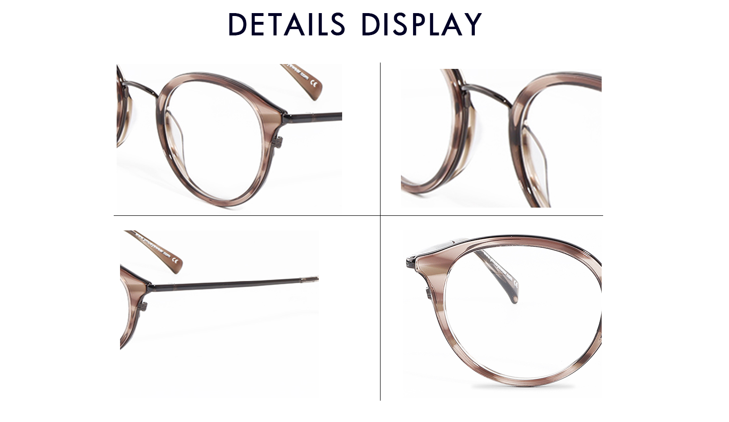 retro cat-eye eyeglasses