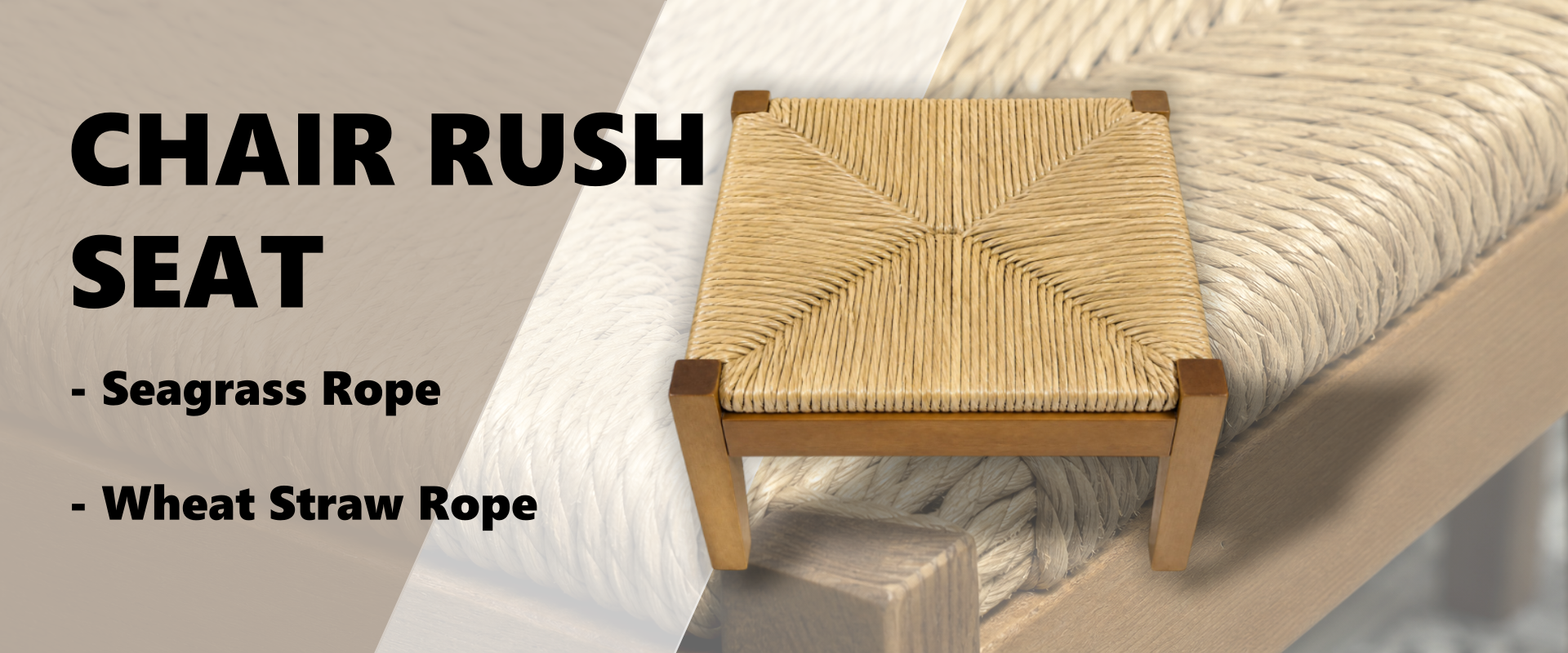 Assise en jonc pour chaise