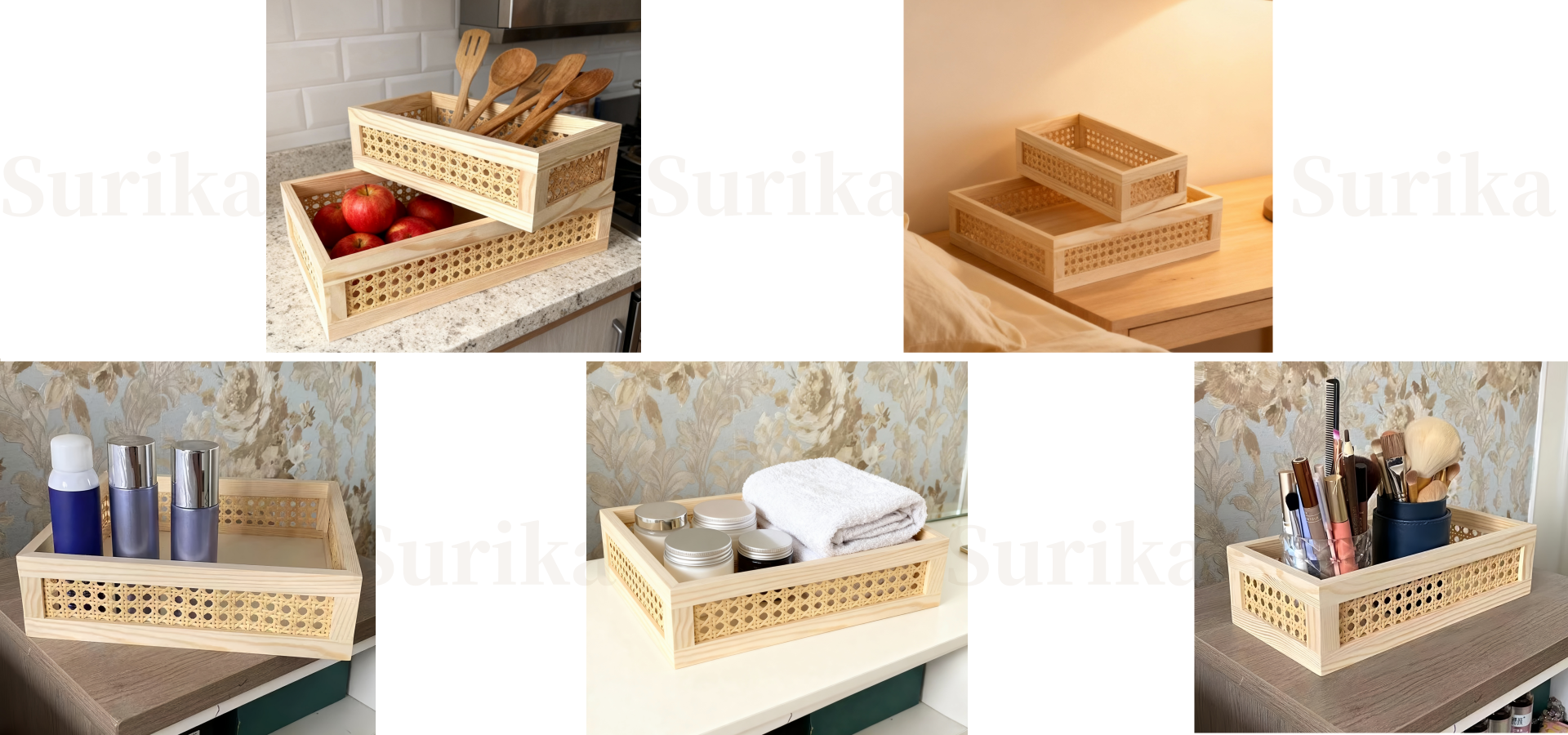 Natural Wooden Storage