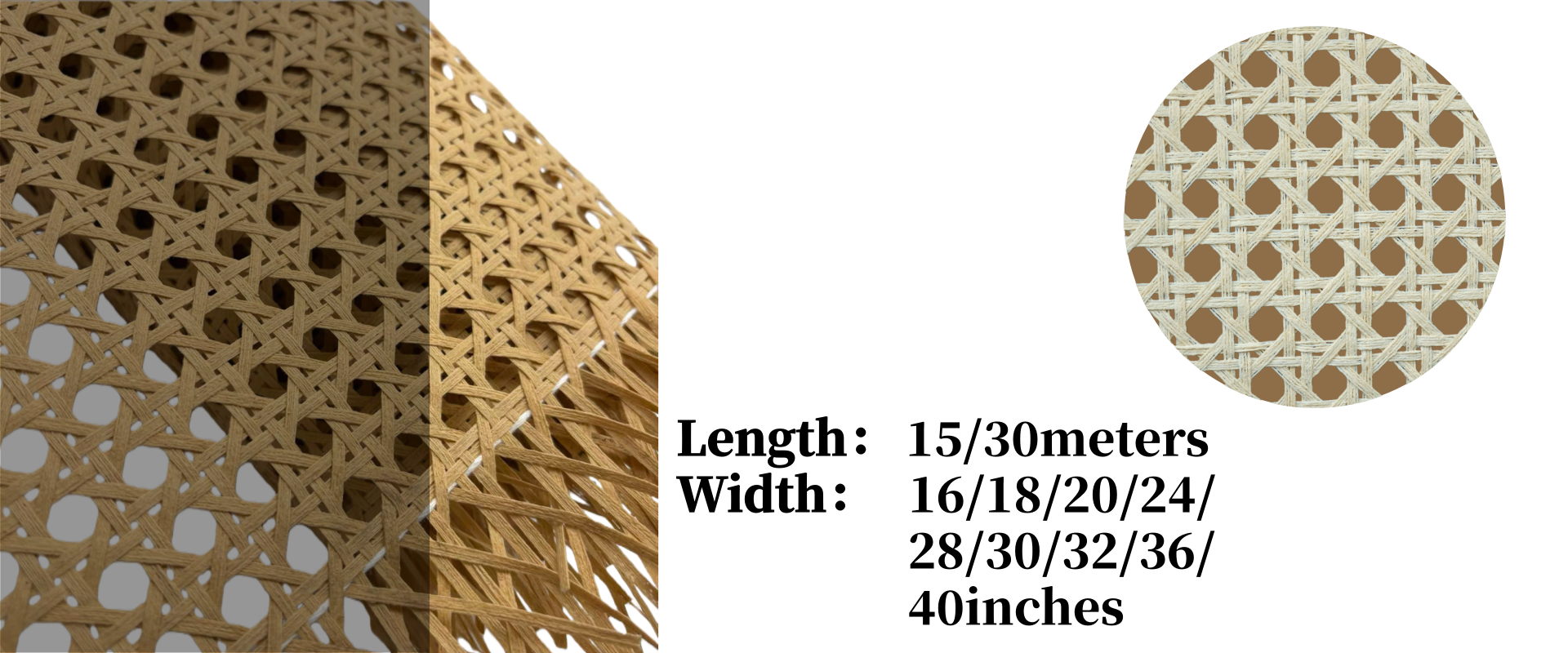 Sangle de coton à maille ouverte