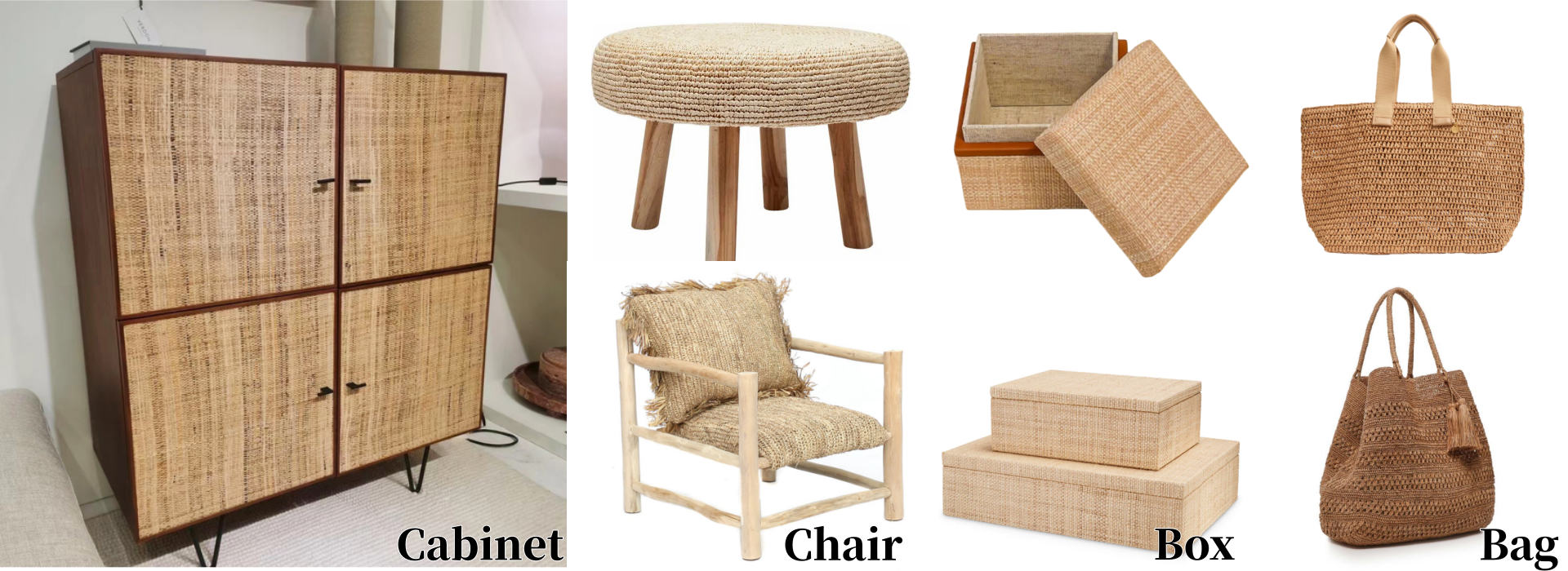raffia furniture