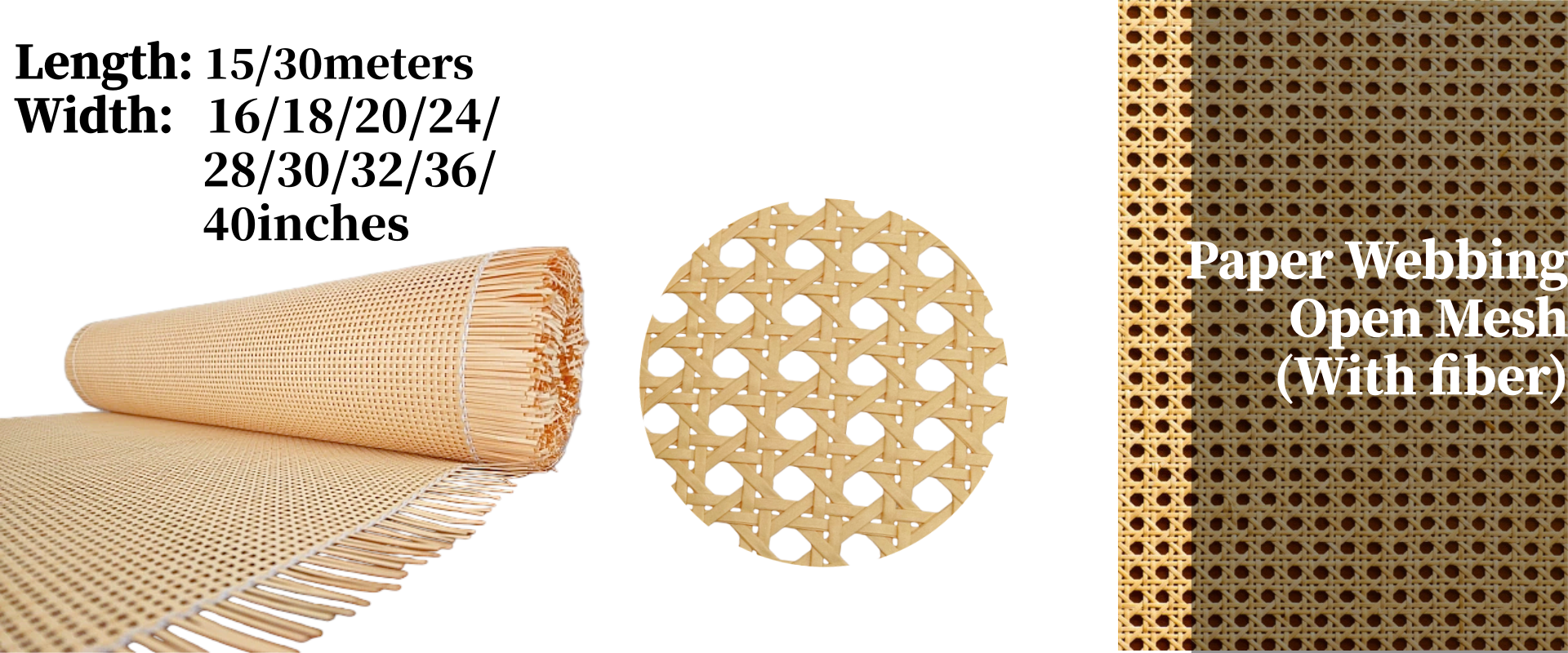 Paper webbing fabric