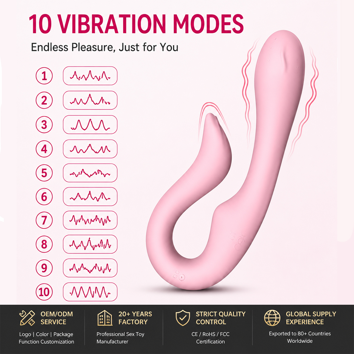 double heads vibrator