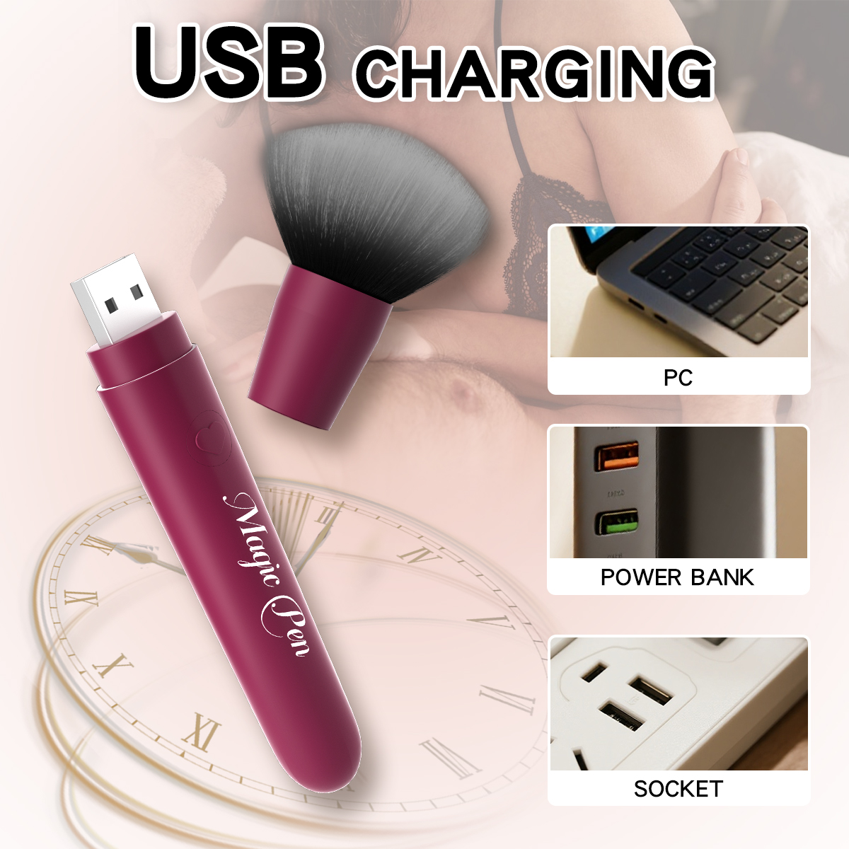makeup brush vibrator