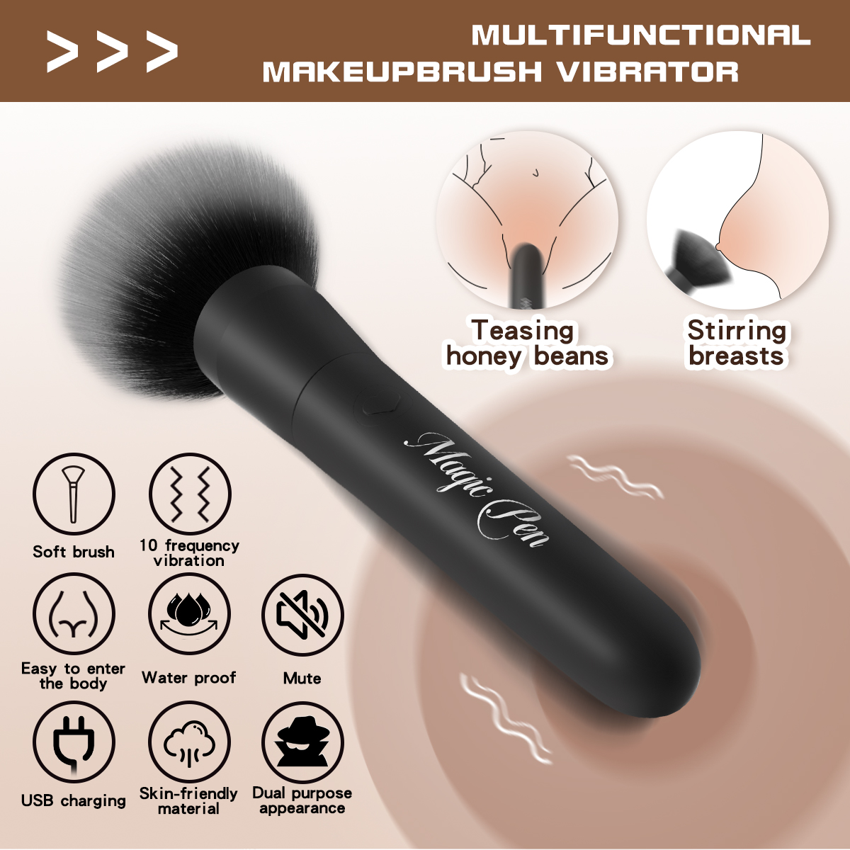 makeup brush vibrator