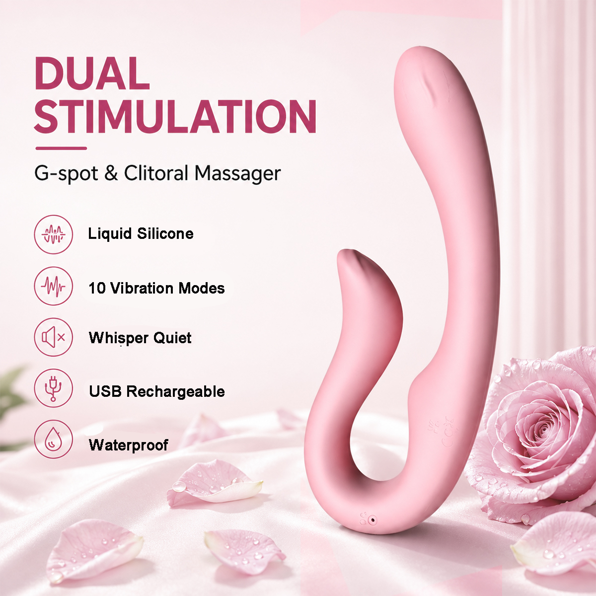double heads vibrator