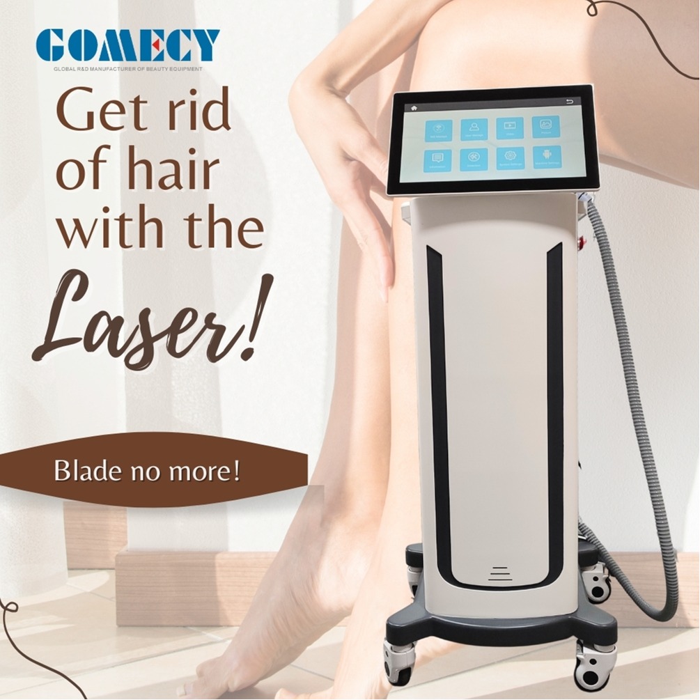 Professional 4 Wavelengths Diode Laser Hair Removal Permanent Beauty Machine