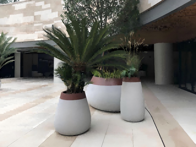 eco-friendly large concrete pots