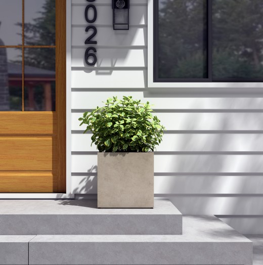 round planter