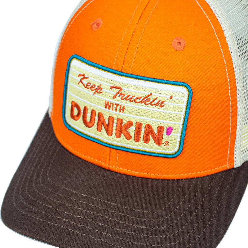 custom embroidered logo trucker hat is Designed for both fashion and functionality, this classic trucker hat features a structured front panel, breathable mesh back, and an adjustable closure for a comfortable fit.