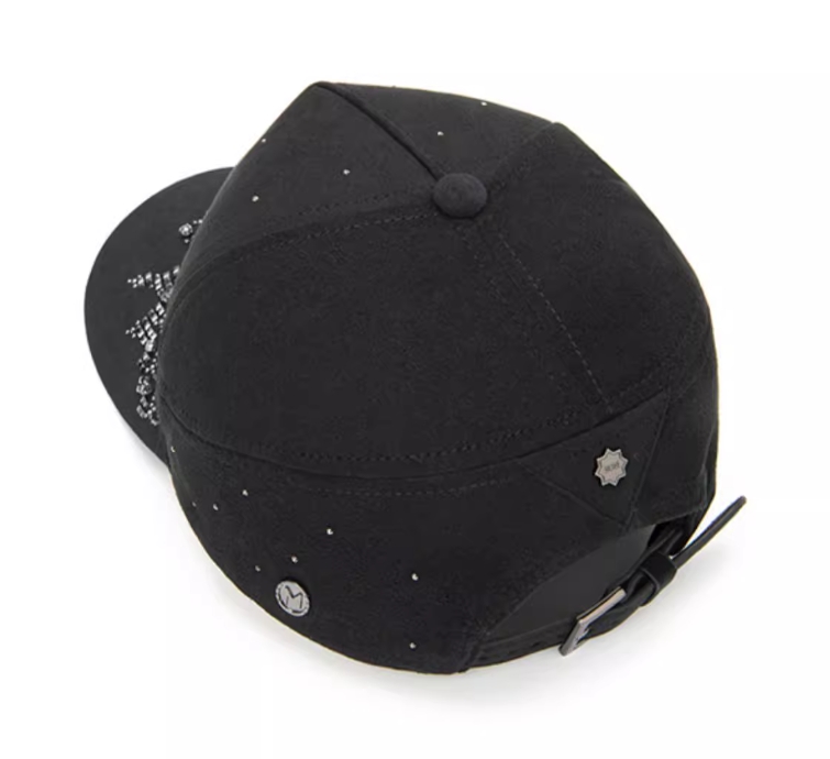 This is a very trendy custom embroidered cap.The forehead is covered with shiny artificial stone, exuding a strong sense of fashion.Fashion caps are not just about style; they also offer functionality. They can be adjusted to fit different head sizes, This ensures a comfortable and secure fit for everyone.