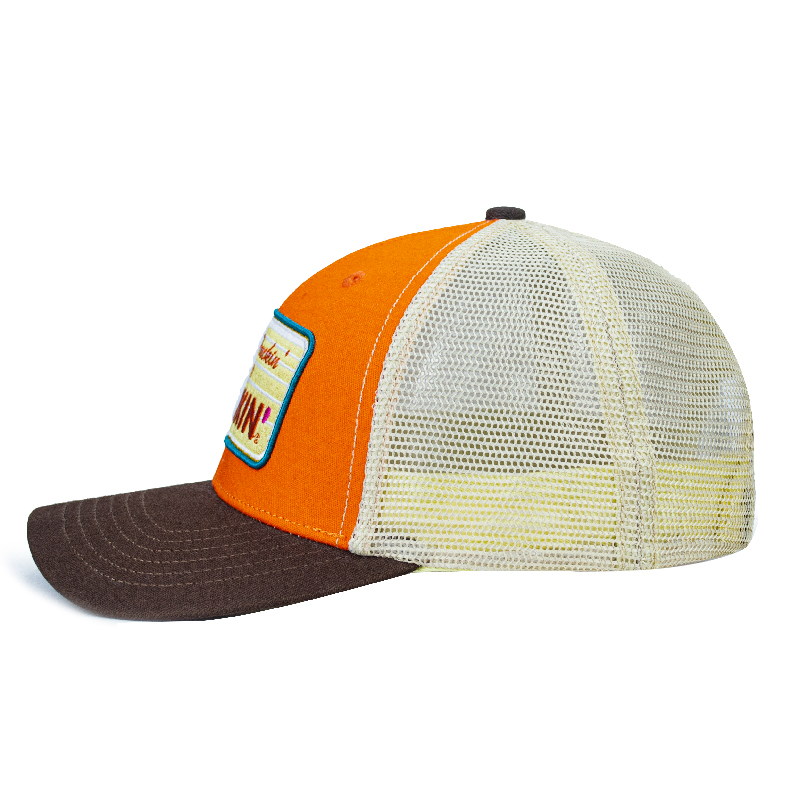 custom embroidered logo trucker hat is Designed for both fashion and functionality, this classic trucker hat features a structured front panel, breathable mesh back, and an adjustable closure for a comfortable fit.
