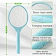 electric mosquito swatter rechargeable