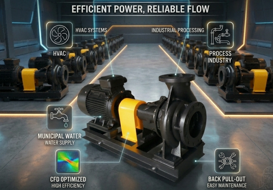 single-stage single-suction centrifugal pump