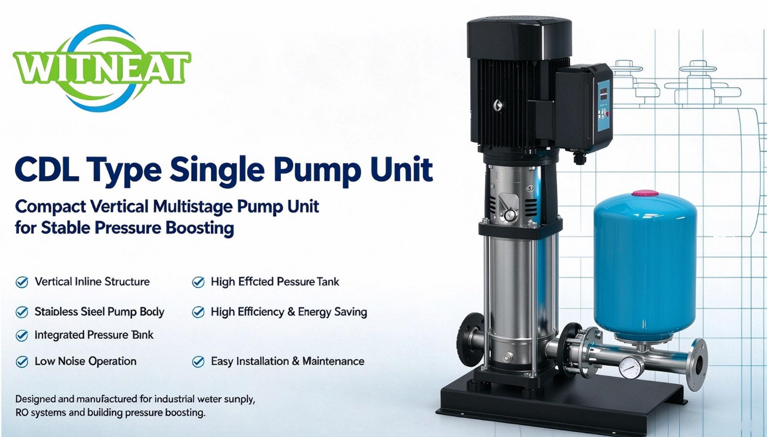 CDL Vertical Multistage Pump Structure