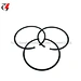 Low-friction piston rings