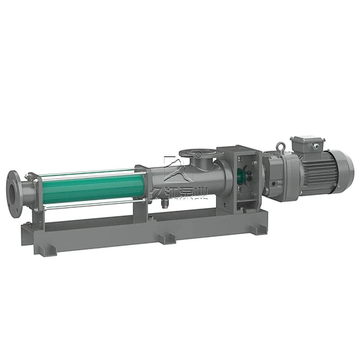 Progressive cavity pump side view