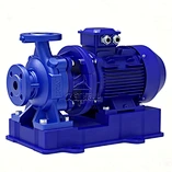 ISW horizontal pipeline centrifugal pump front view
