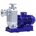 ZWL direct coupled self priming sewage pump with electric motor