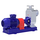 ZX duplex steel self priming centrifugal pump assembly