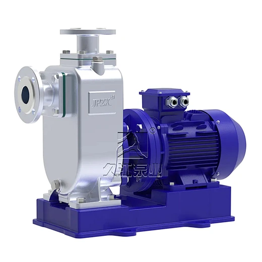 ZXL close coupled self priming centrifugal pump with electric motor