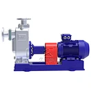 ZW electric self priming trash pump side view