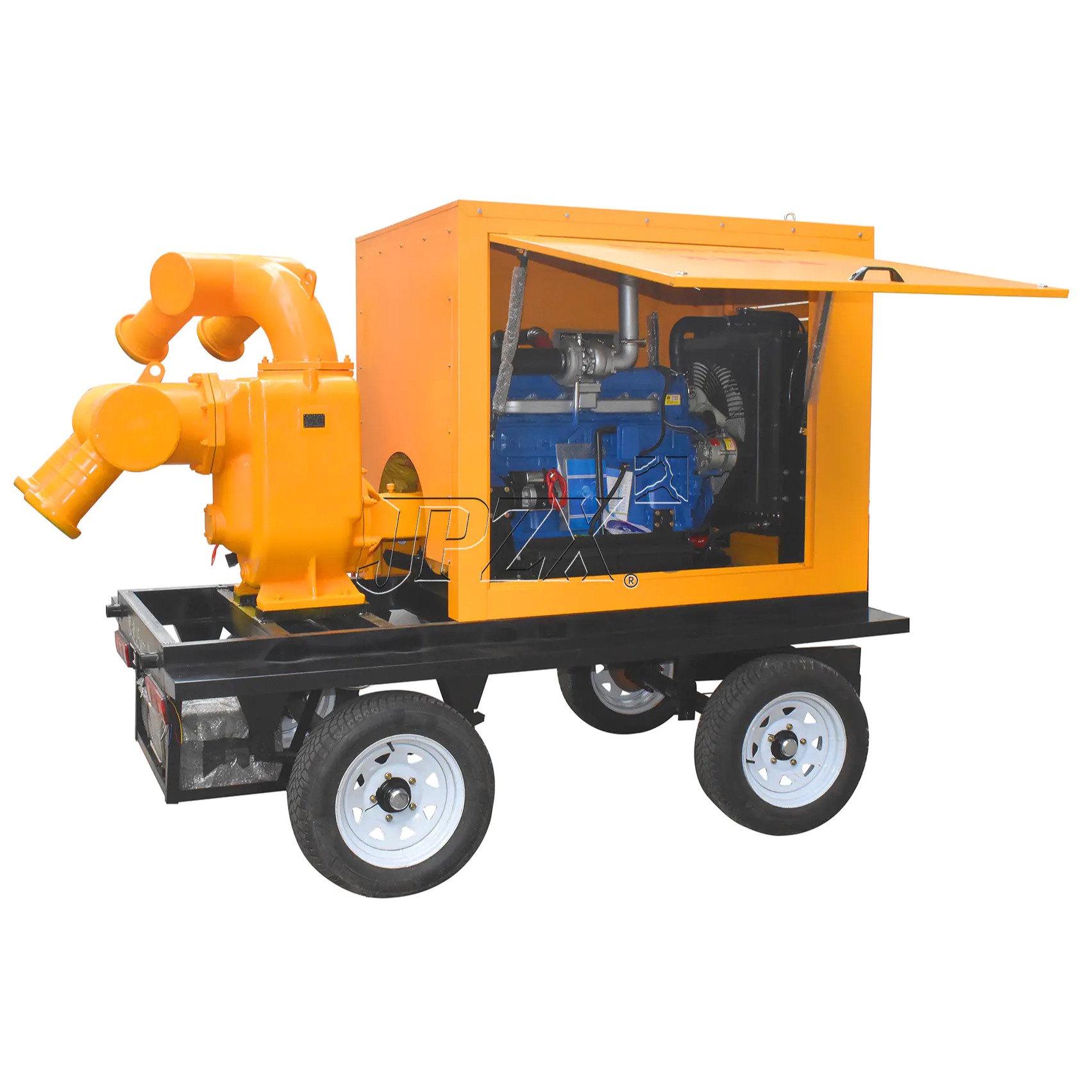 JJC-ZW-C Trailer-Mounted Self-Priming Non-Clogging Sewage Pump