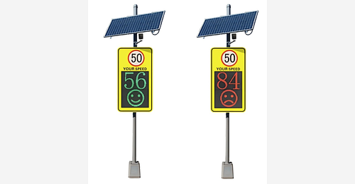 Solar-Powered Radar Speed feedback Sign of Starlight Road