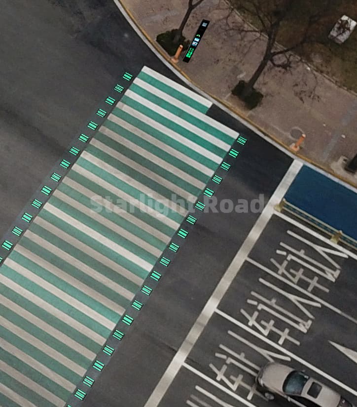Starlight Road Smart Pedestrian Crosswalk Solution