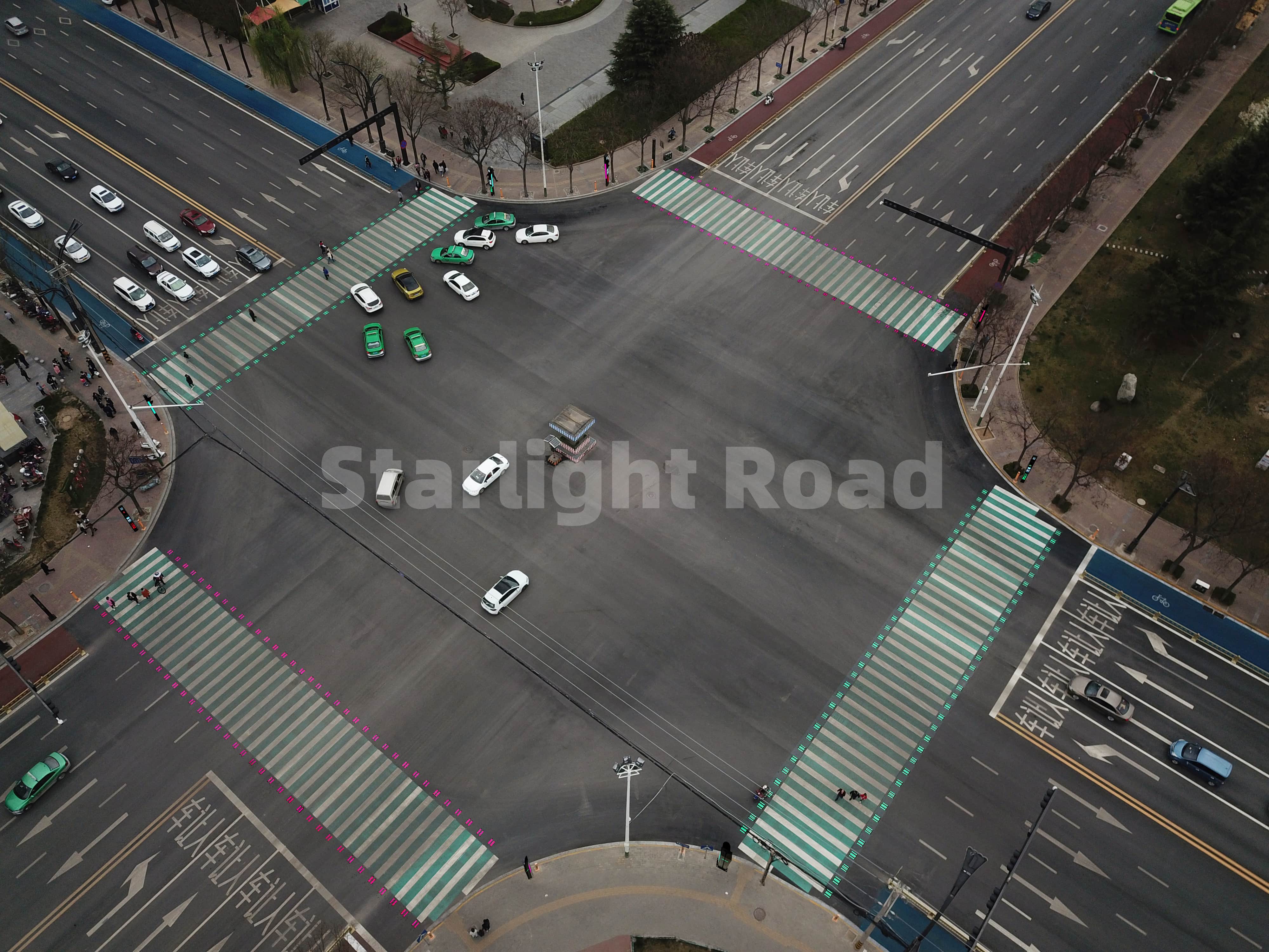 Starlight Road ITS Smart Pedestrian Crosswalk Solution