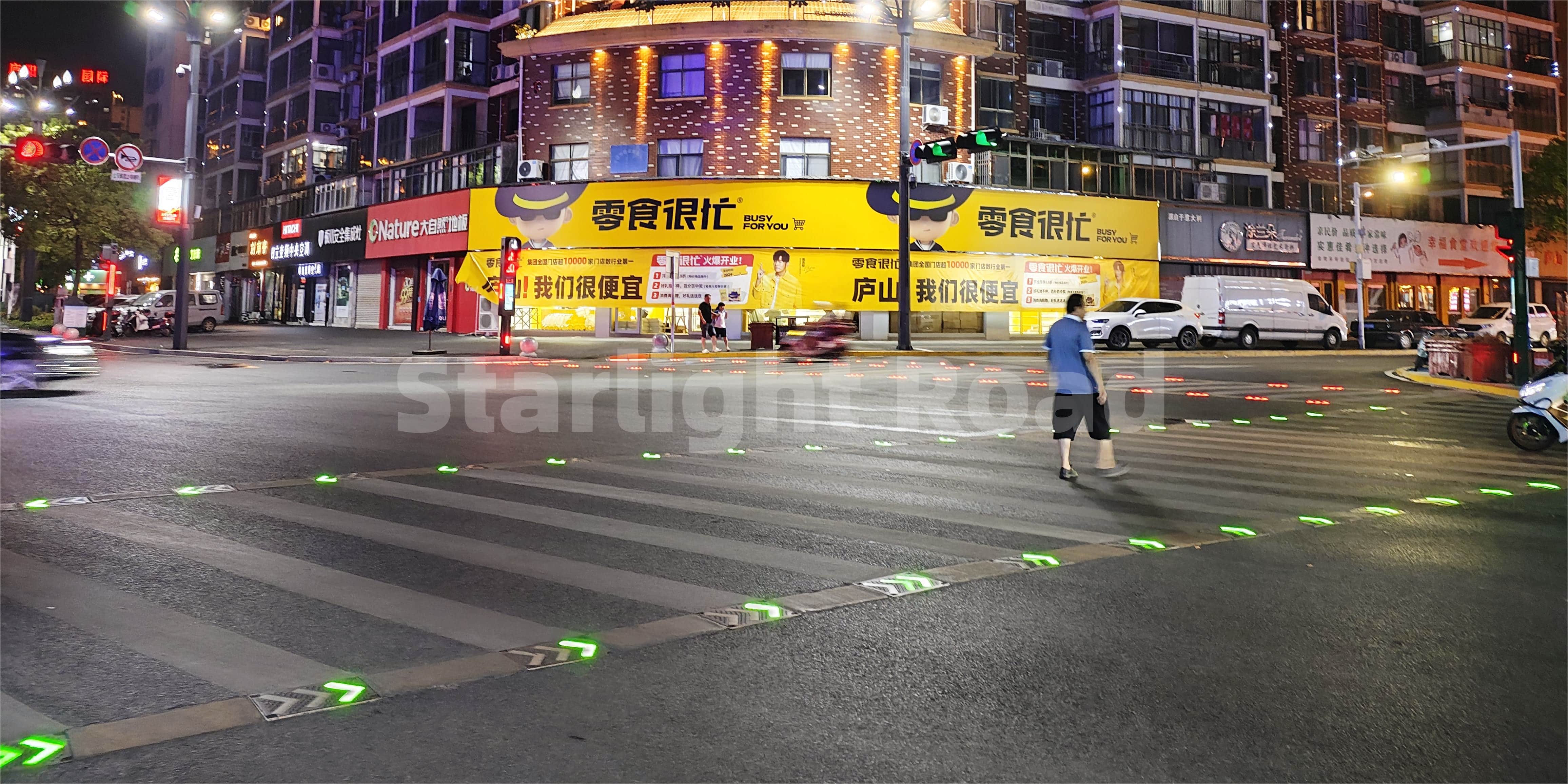 Arrow-Shaped LED Blocks