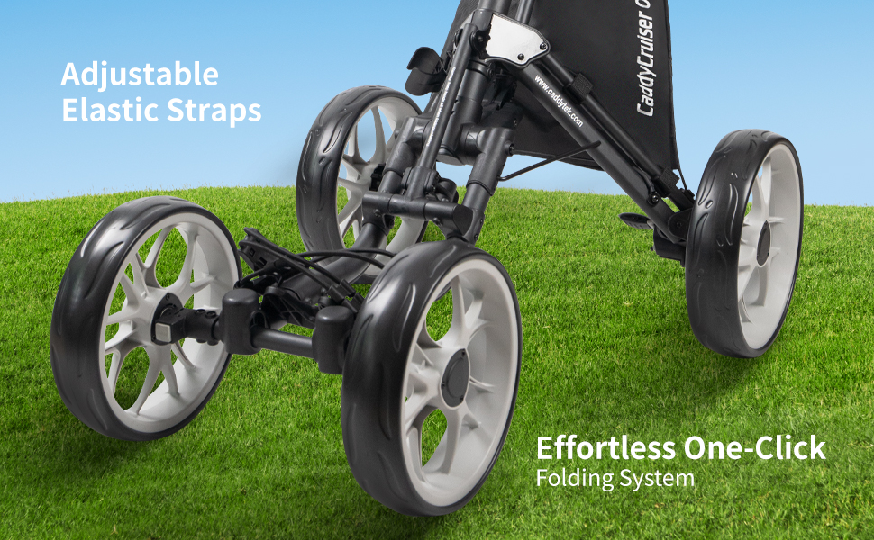 CaddyTek Caddycruiser One Version 8 4 Wheel Golf Push Cart