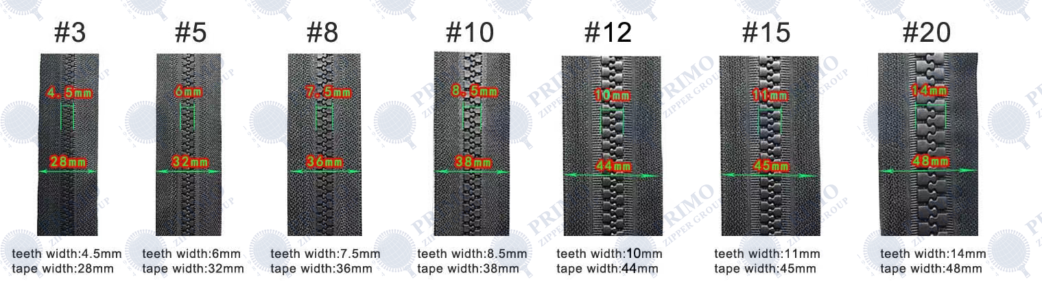 Film Plastic zipper #3 #5 #8 #10 #12 #15 #20
