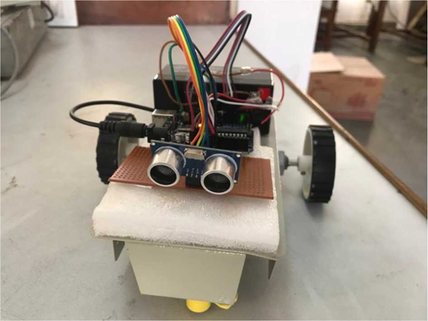 Figure 6: The Robot Completed Framework in Front View