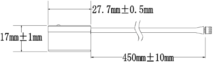 Dimension Drawing of Module DYP-DS1603