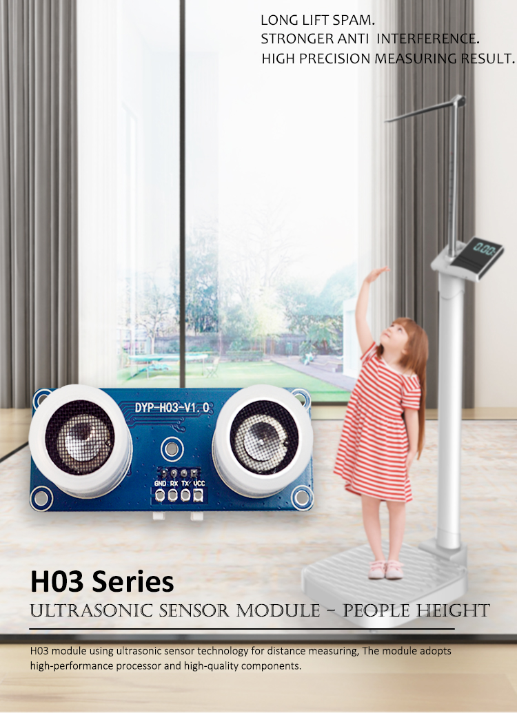 H03 Ultrasonic Sensor Module-People Height