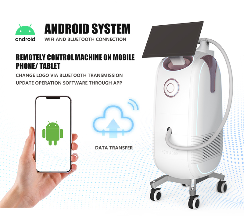 Diode Double row Laser hair removal machine