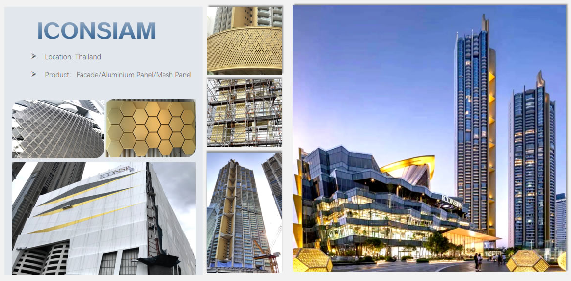 mesh screen aluminum panel