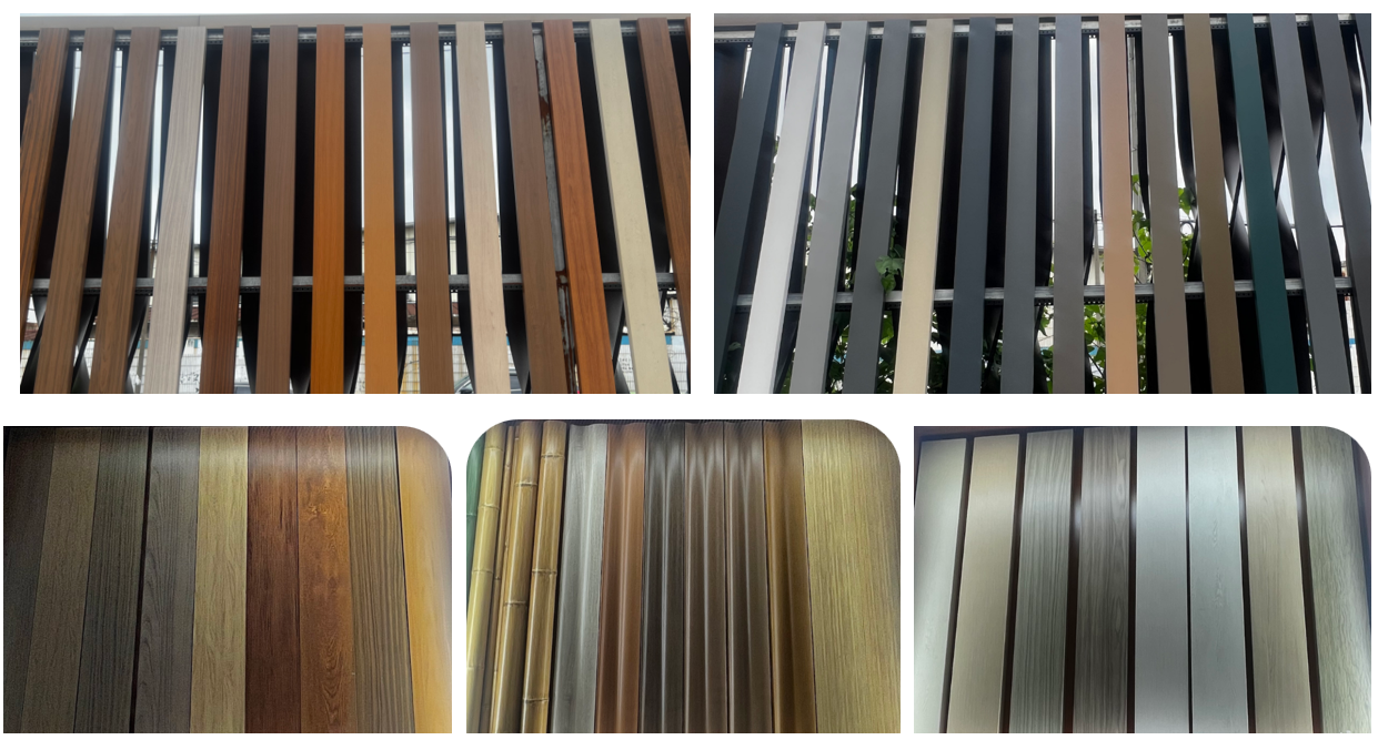 Oak Wood Grain Aluminum Panel