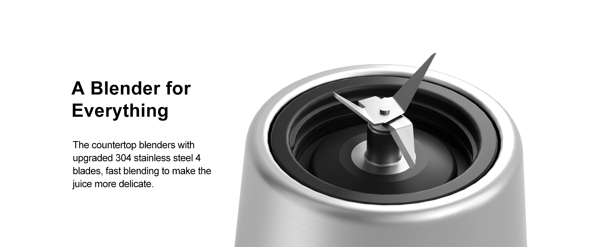 stainless steel blade blender